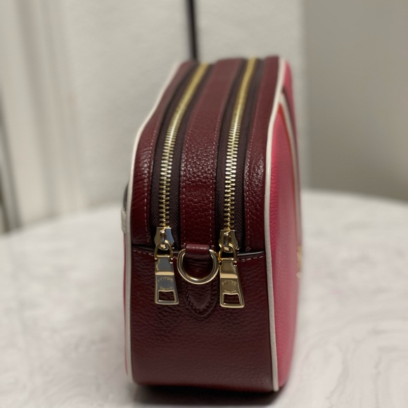 Coach Jes Crossbody in Pink Color block with Matching Wallet - Picture 6 of 14